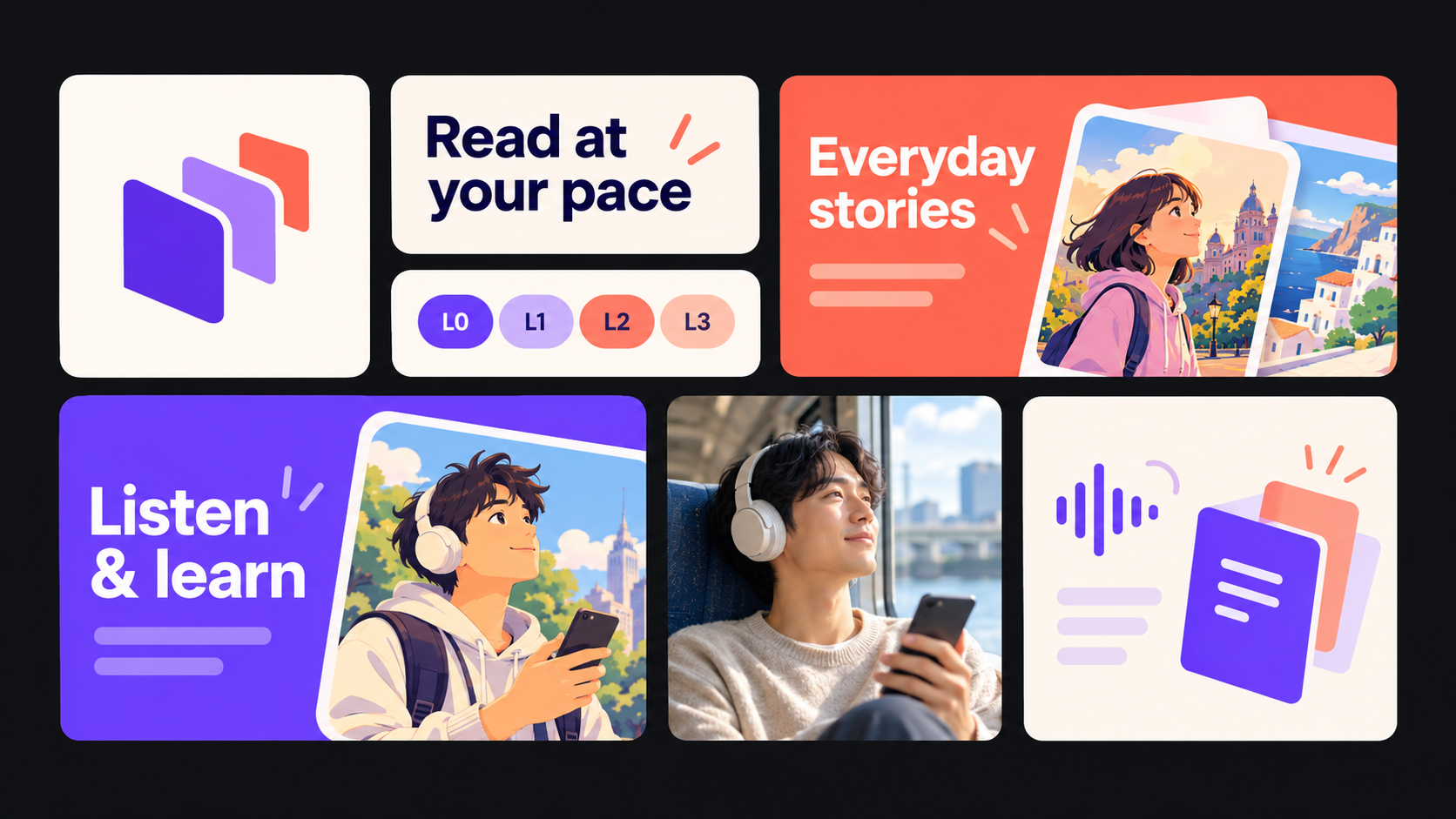 Storystep Identity concept visual