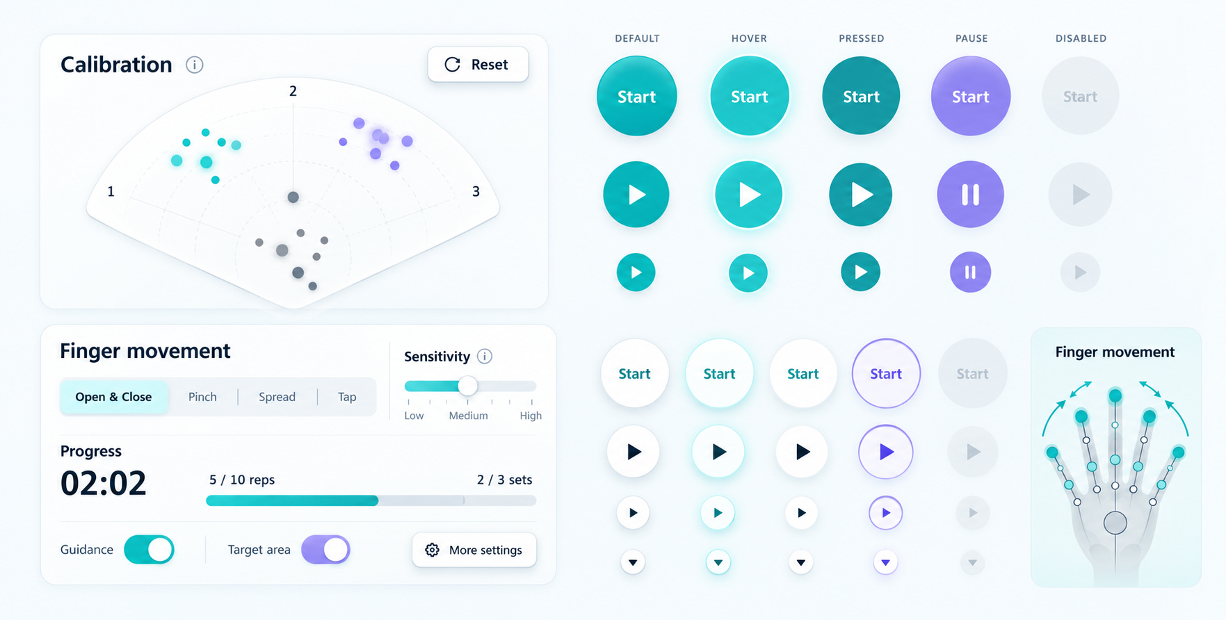 Kinova Controls concept visual