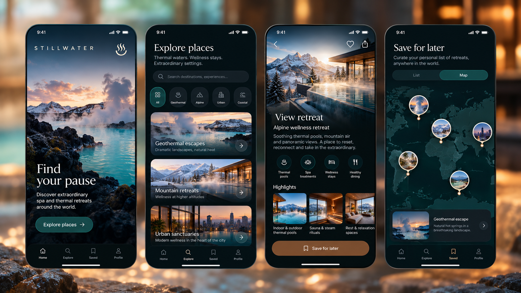 Stillwater App concept visual