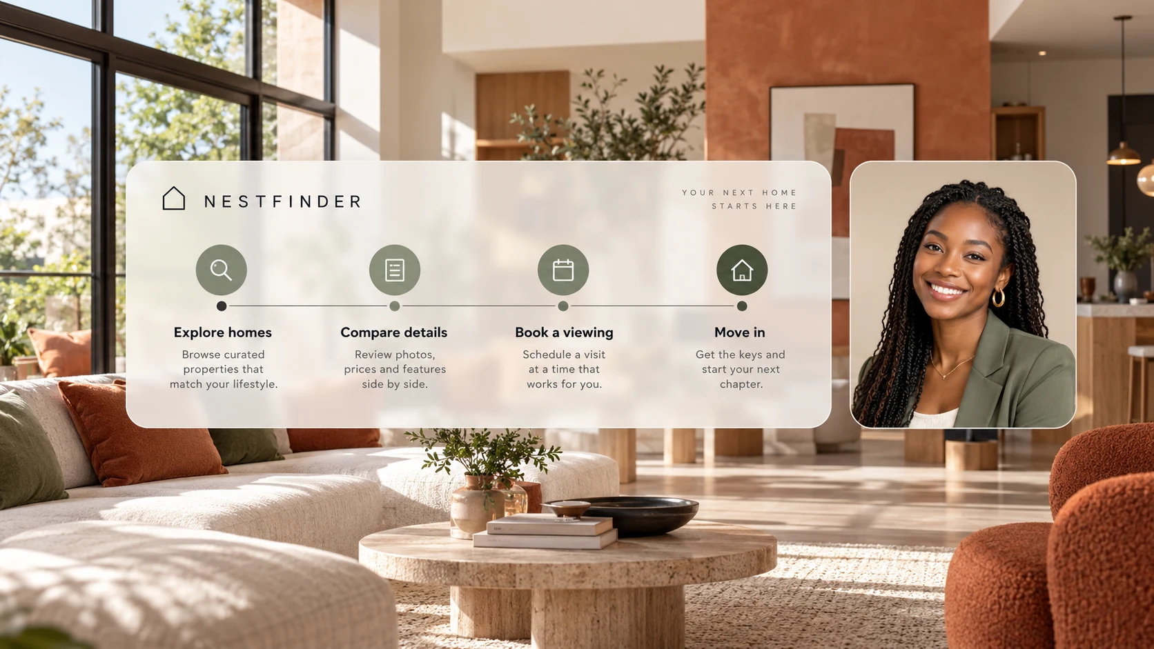 Nestfinder Journey concept visual
