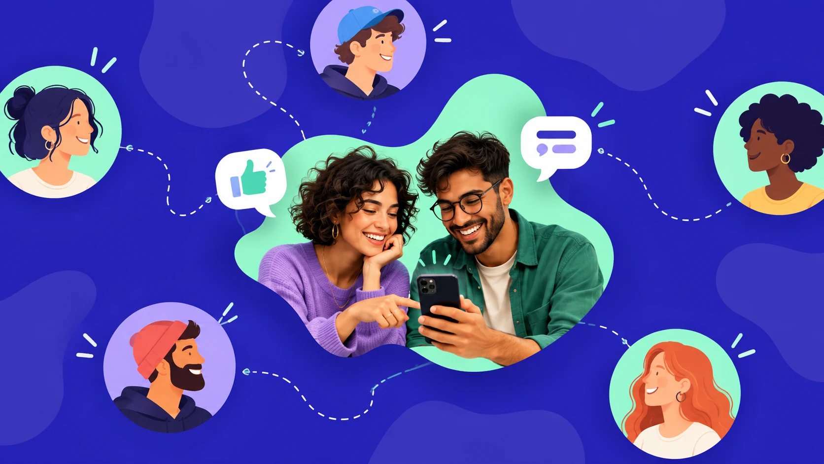 Friendloop Community concept visual