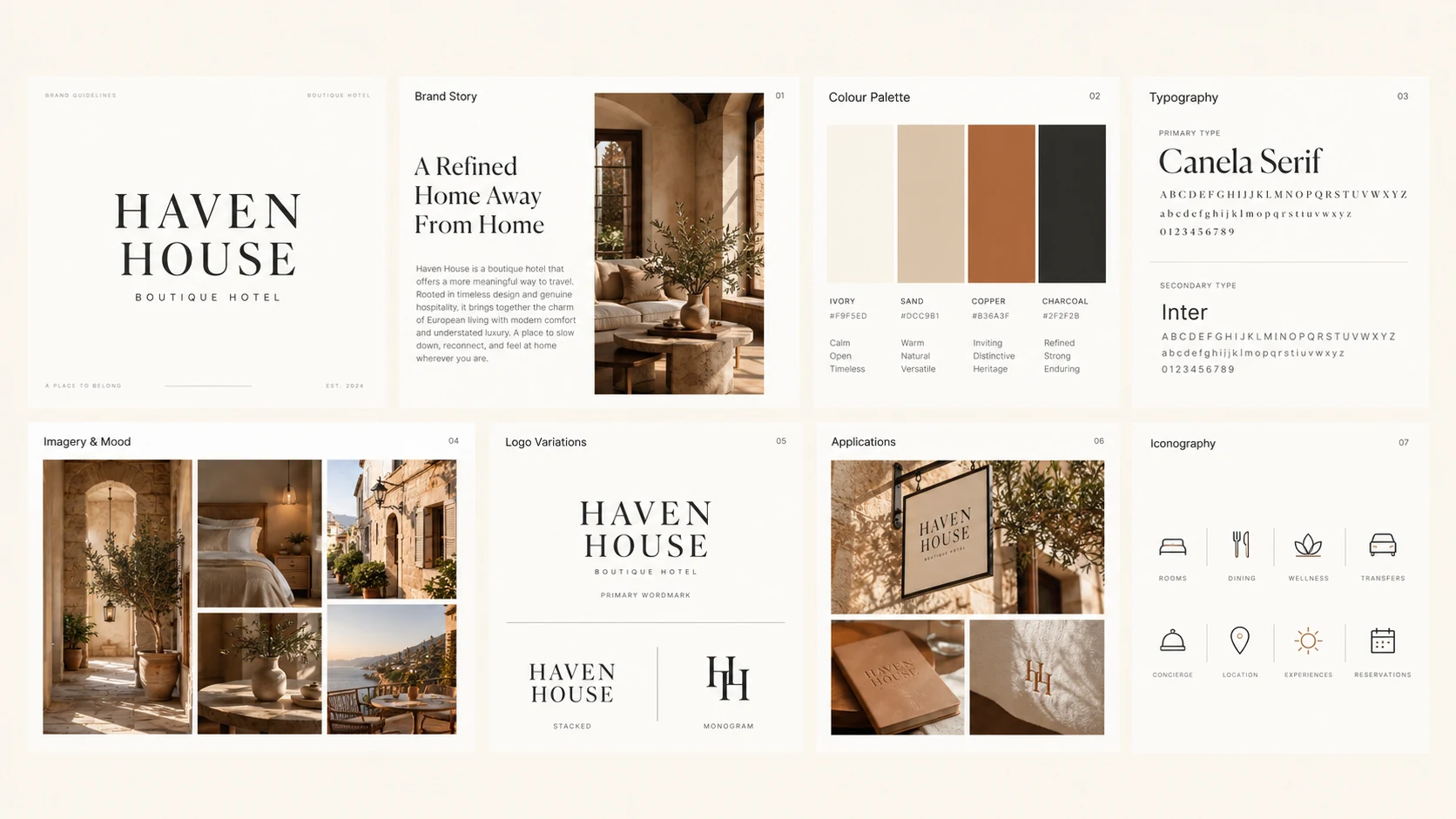 Haven House Identity concept visual
