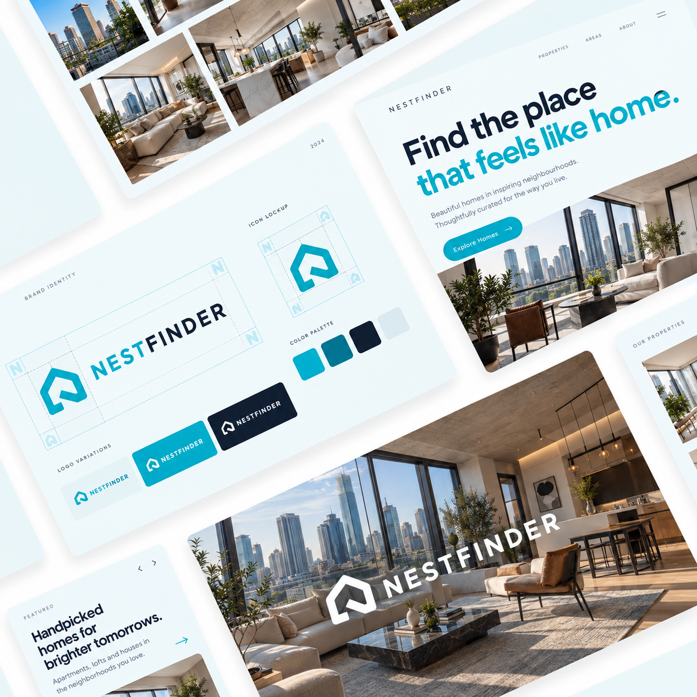 Property landing page concept